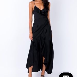 Black Princess Polly Maxi Dress